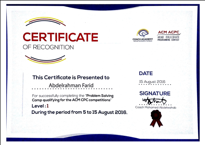 ACM Certificate